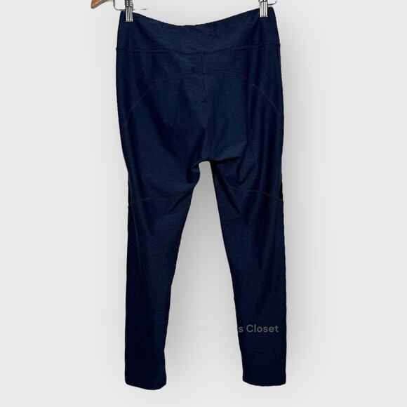 Outdoor Voices TechSweat 7/8 Leggings Medium Blue Black Colorblock High Rise - Picture 7 of 8
